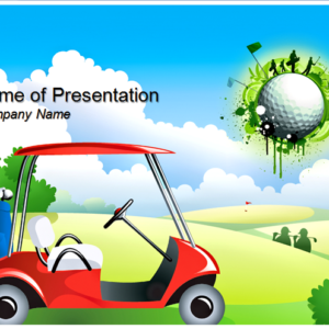 Golf Training PowerPoint Template Slide 1