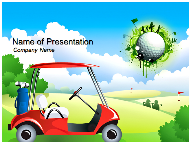 Golf Training PowerPoint Template