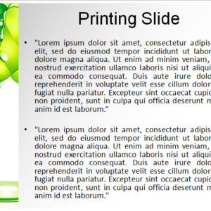Green Leaf PowerPoint Template Slide 3