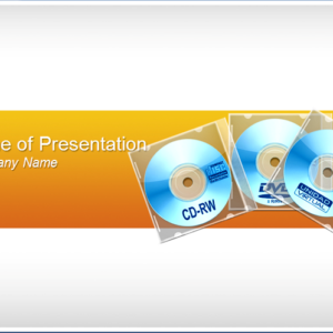 Software CD PowerPoint Template