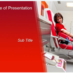 Blood Donation PPT Template Slide 1