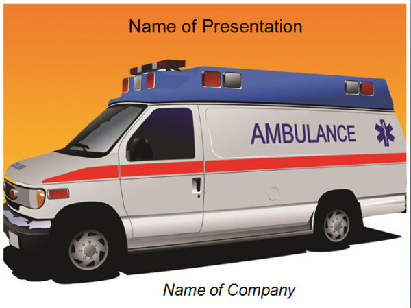 Medical Rescue Ambulance Powerpoint Template