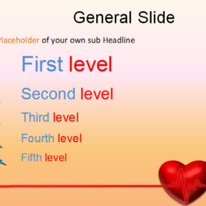 Animated Heart PPT Template Slide 2