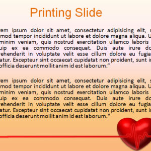 Animated Heart PPT Template Slide 3