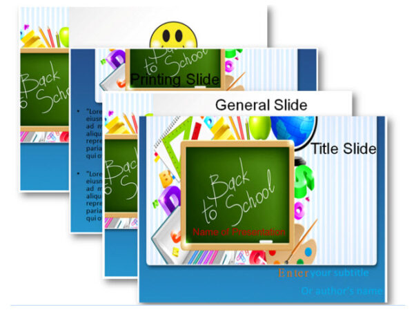 Back to School Powerpoint Template