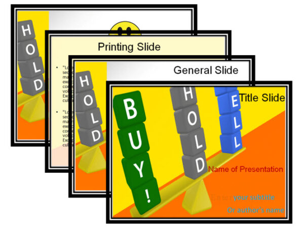 Buy Hold Sale PPT Template