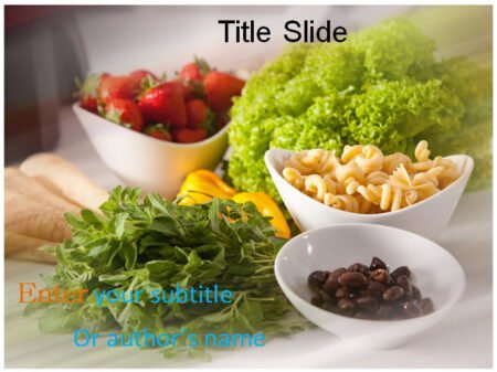 Vegetable PowerPoint Template